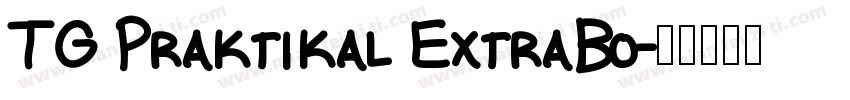 TG Praktikal ExtraBo字体转换